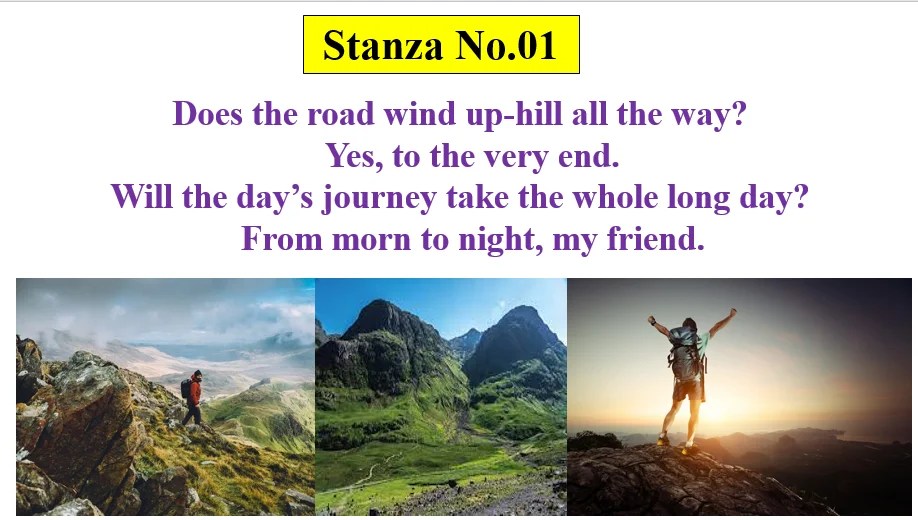 Uphill Poem » englishforlearner