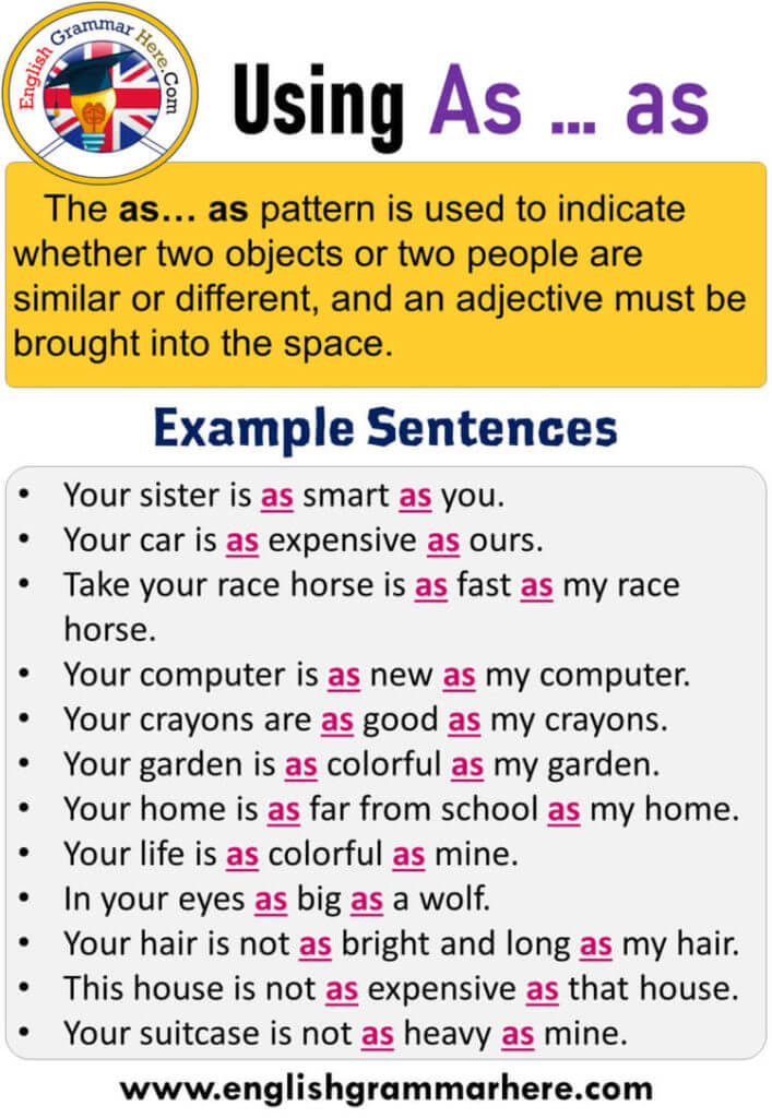 An In A Sentence Short Example Sentence For An