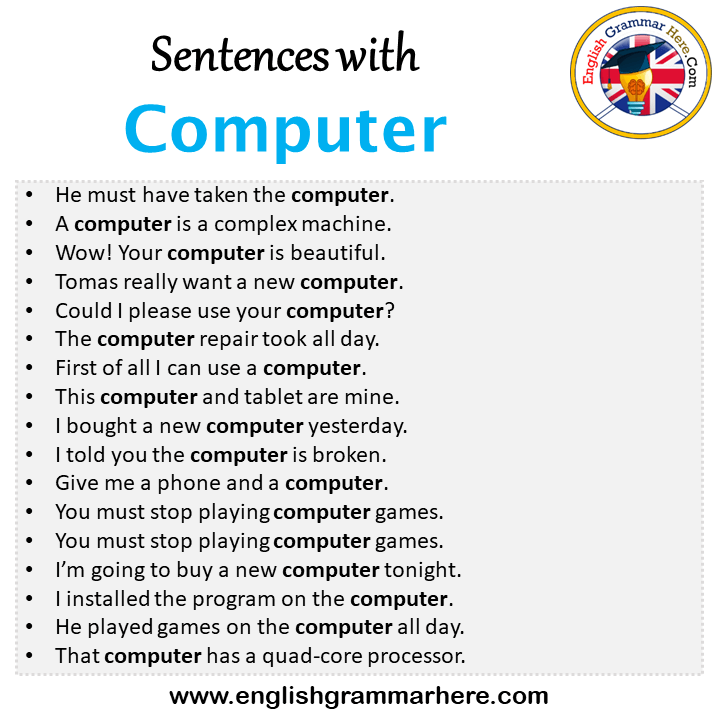 5 kinds of sentences in english English Grammar Here