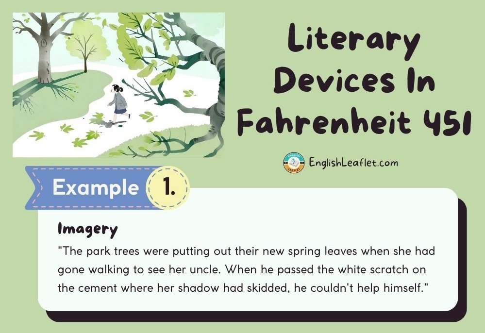 Literary Devices In Fahrenheit 451 EnglishLeaflet