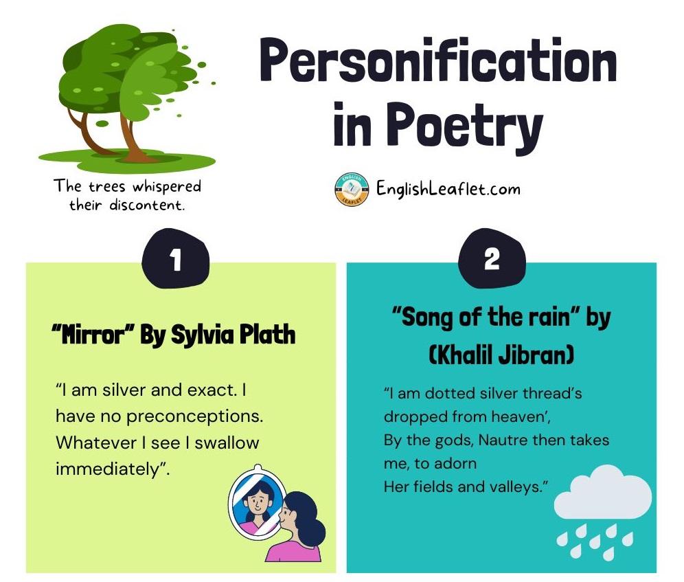Personification in Poetry (8 Examples from Poems) EnglishLeaflet