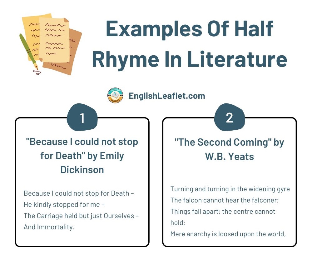 5 Examples Of Half Rhyme In Literature EnglishLeaflet
