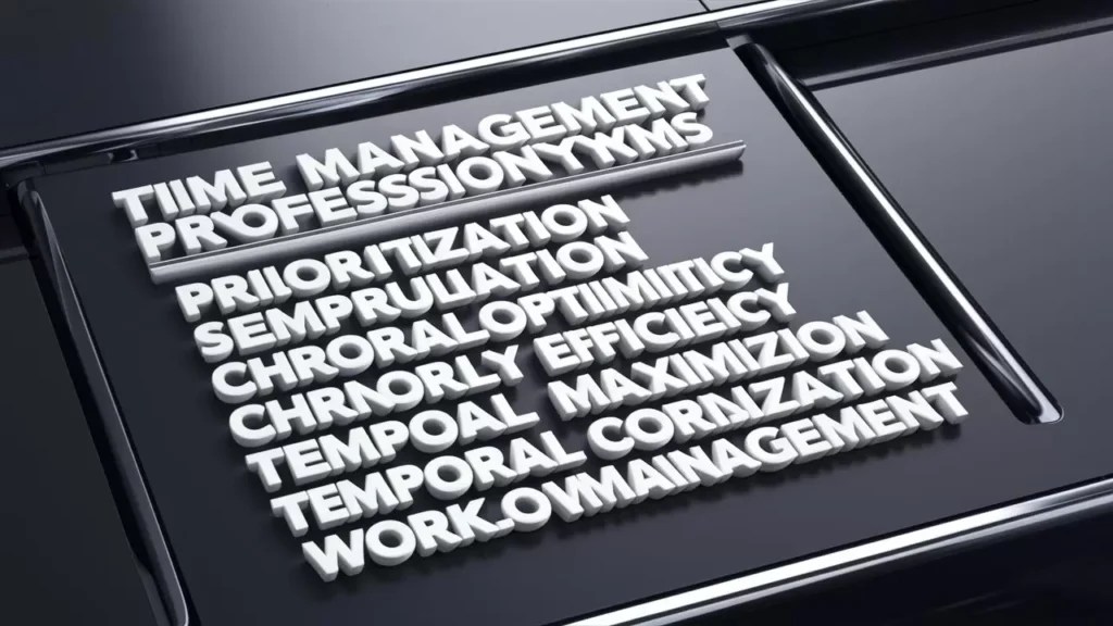 20 Professional Synonyms for “Time Management”