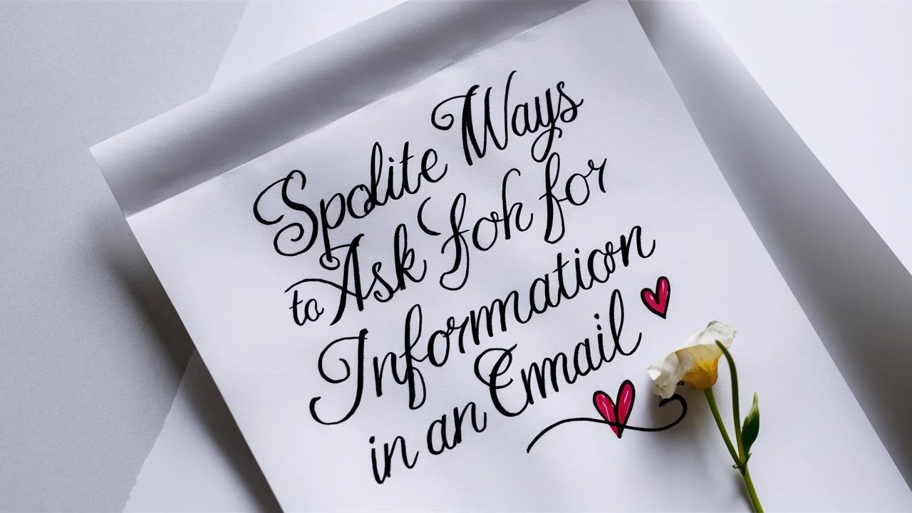 20 Polite Ways to Ask for Information in an Email 2024