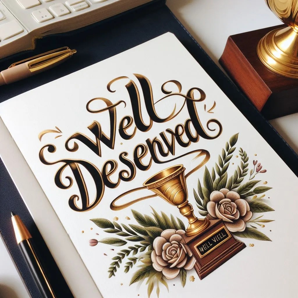 Well Deserved or WellDeserved?