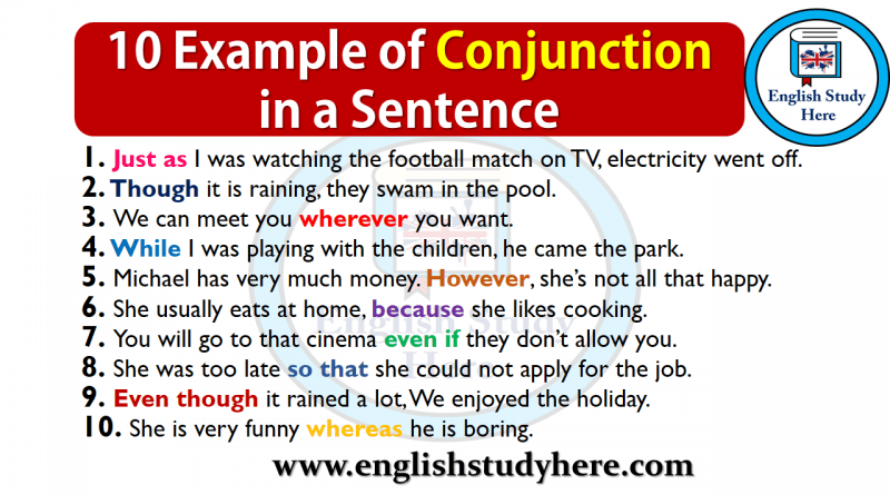 Conjunctions Archives Page 3 of 7 English Study Here