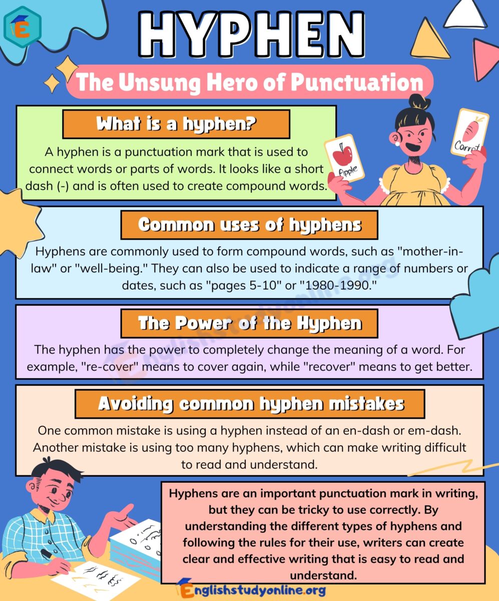 Hyphen The Ultimate Guide to Proper Hyphenation in English English