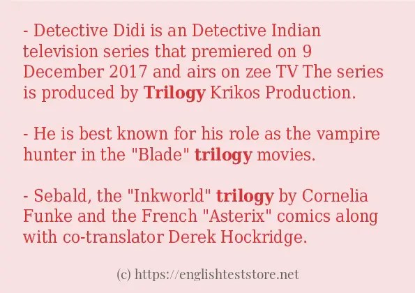"trilogy" how to use? - EnglishTestStore Blog