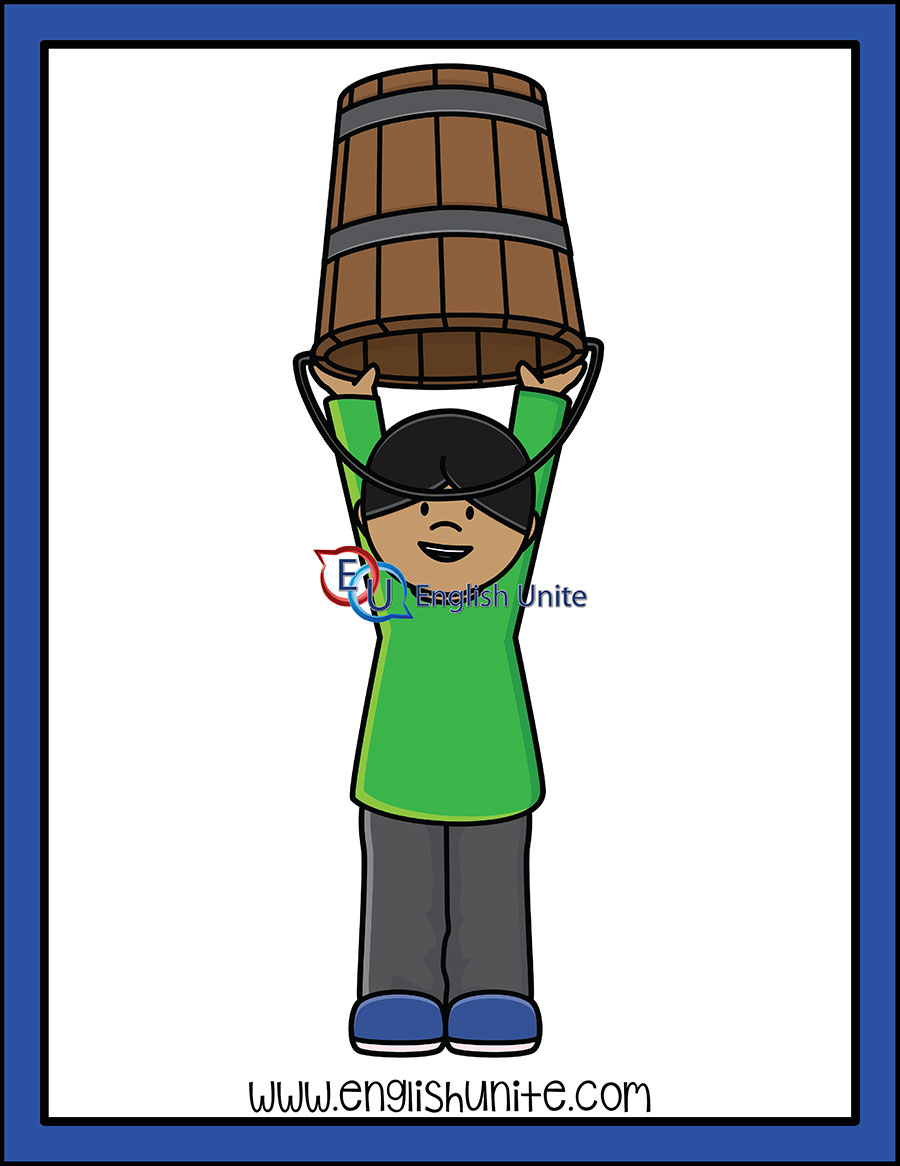 English Unite Compound Word Empty (Bucket)