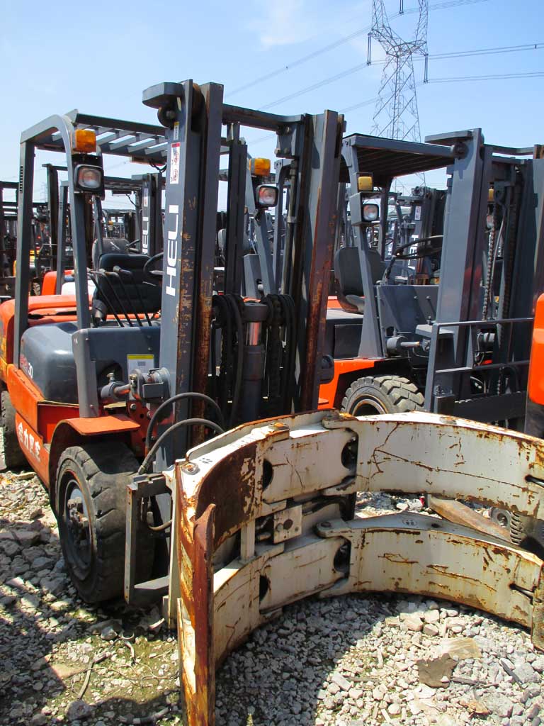 Heli forklift 3 ton for sale, with clamp Grand City Engineering