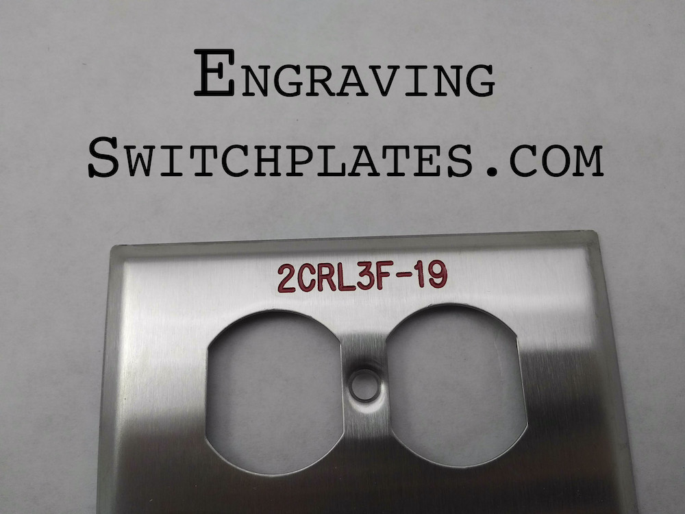San Francisco Engraving Near Me Engraved Switch Plates Engraved