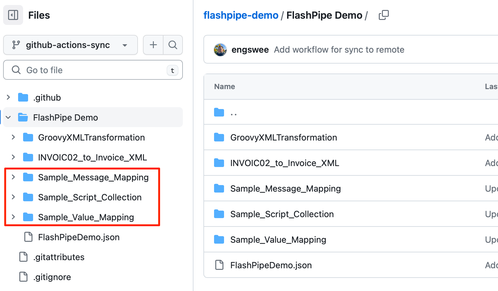 Sync from GitHub to Tenant with FlashPipe on GitHub Actions FlashPipe