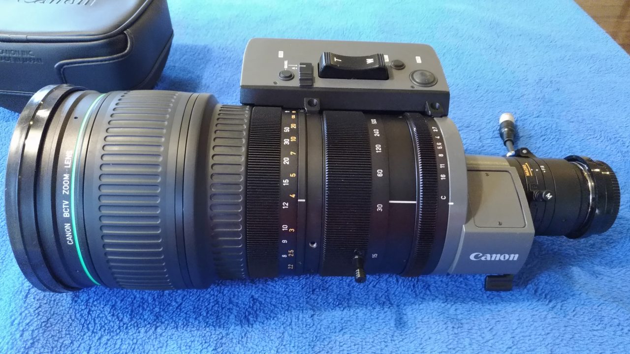 Canon J33ax15 B4 IAS SX12 Broadcast 15495mm Dual Servo Sports Lens