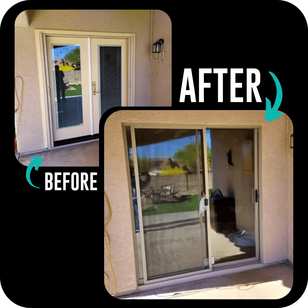 Patio Doors Before and After Photos ENHANCE openings