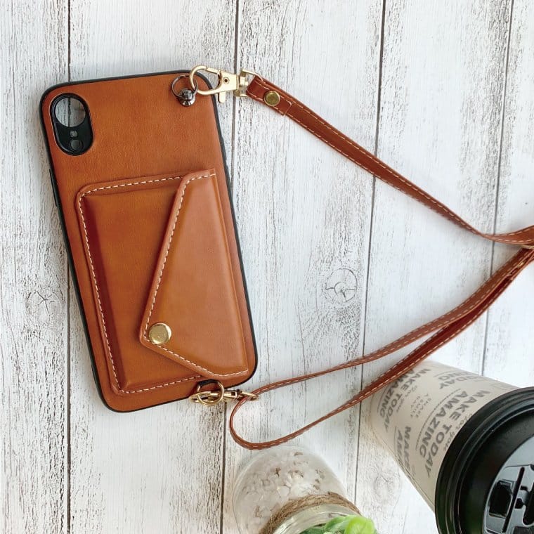 Cross Body Leder Hülle mit Strap