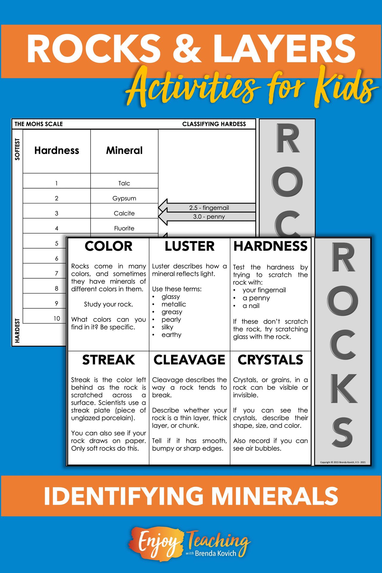 Teaching Rock Layers from Oldest to Youngest