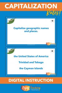 Yes, You Can Enjoy Teaching Capitalization Rules