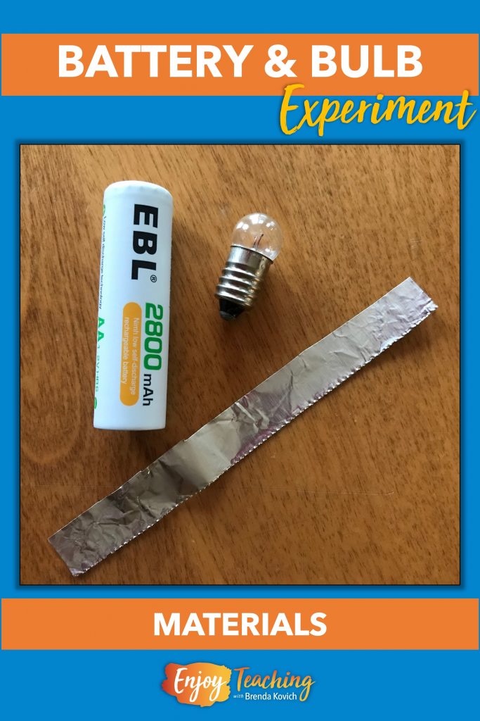 Battery And Bulb Experiment For Kids