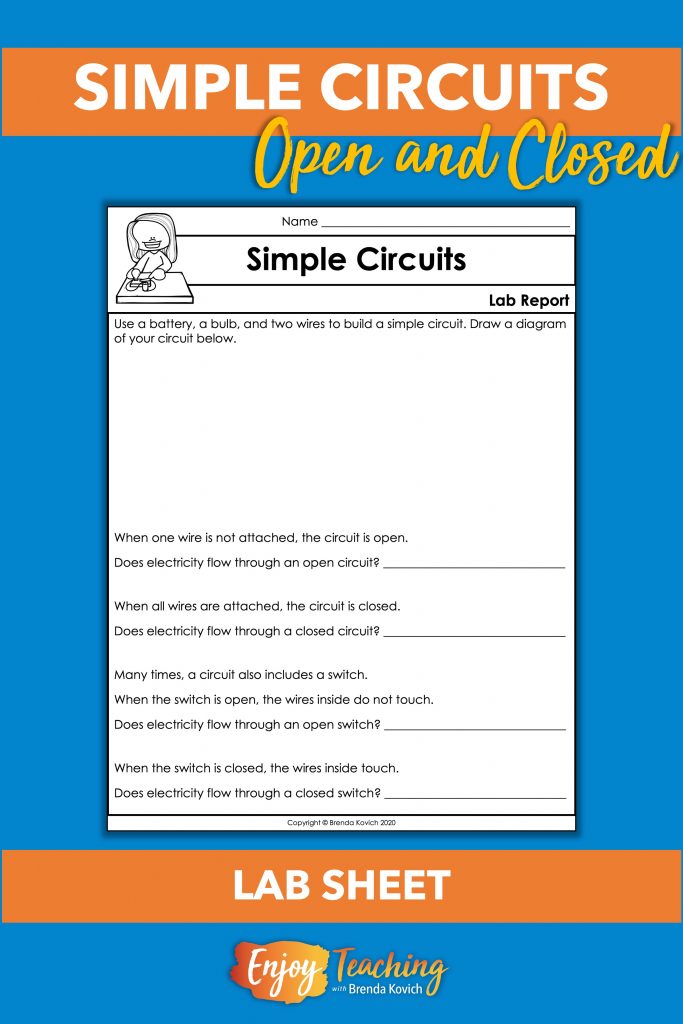 Teaching Simple Circuits Open and Closed Circuit Lesson Plan