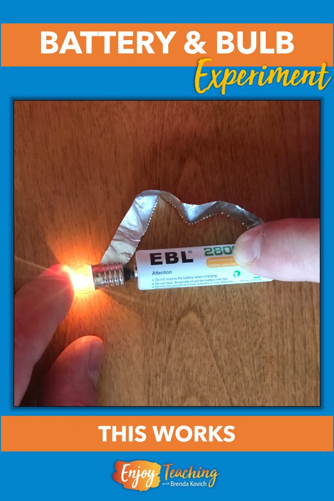 Battery and Bulb Experiment for Kids