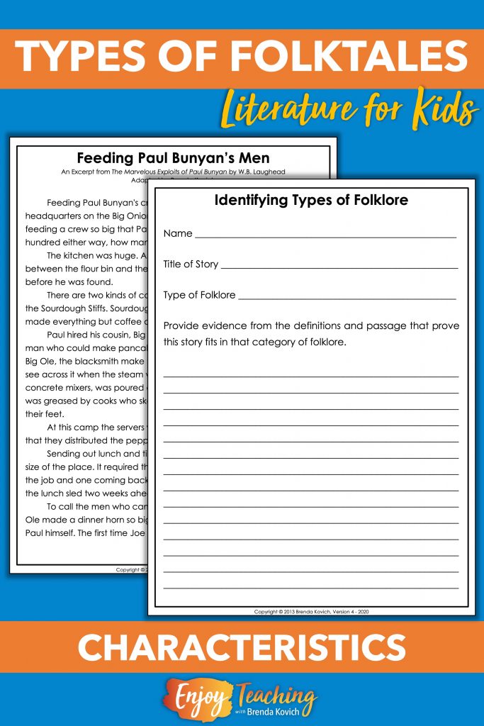 Teaching Folktales Genre with Activities You'll Love