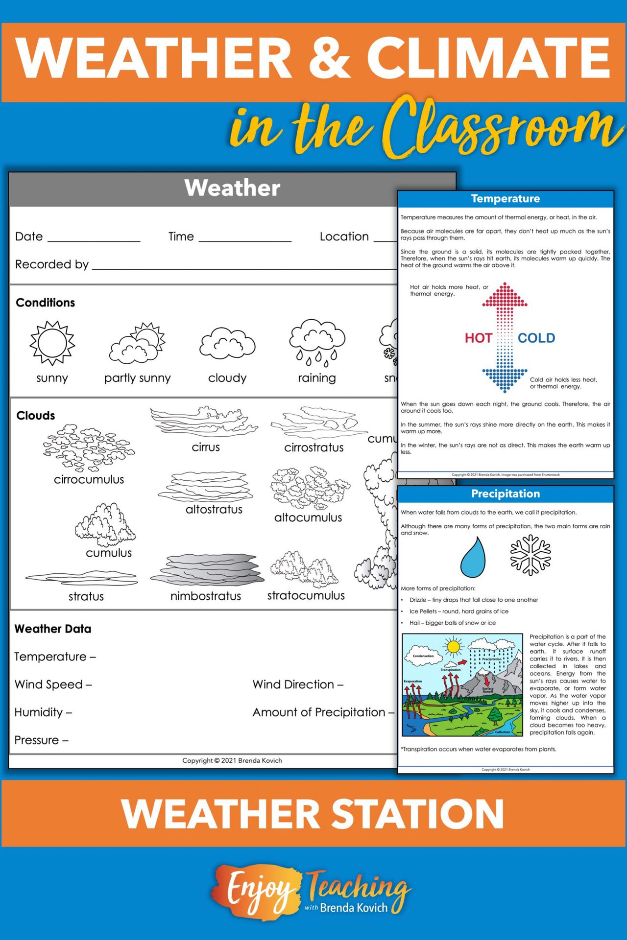 Teaching Weather and Climate Activities for Kids