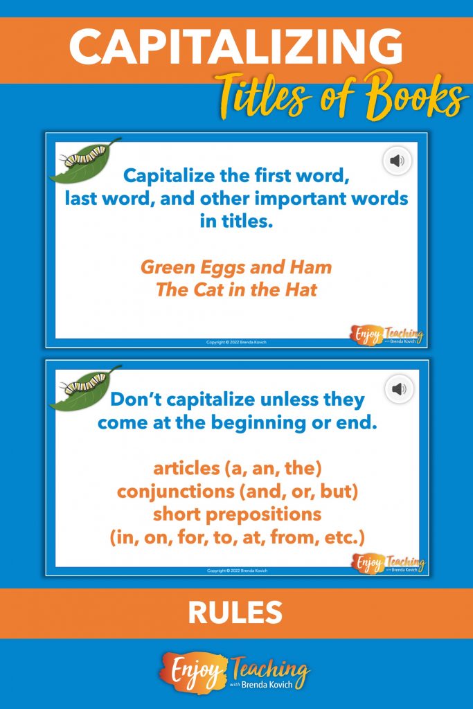 Capitalizing Titles of Books, Magazines, Essays, Stories & More