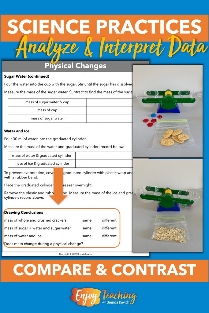 Analyzing and Interpreting Data How to Teach Science Practices