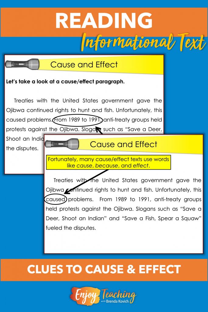 Cause and Effect Text Structure How to Explain It