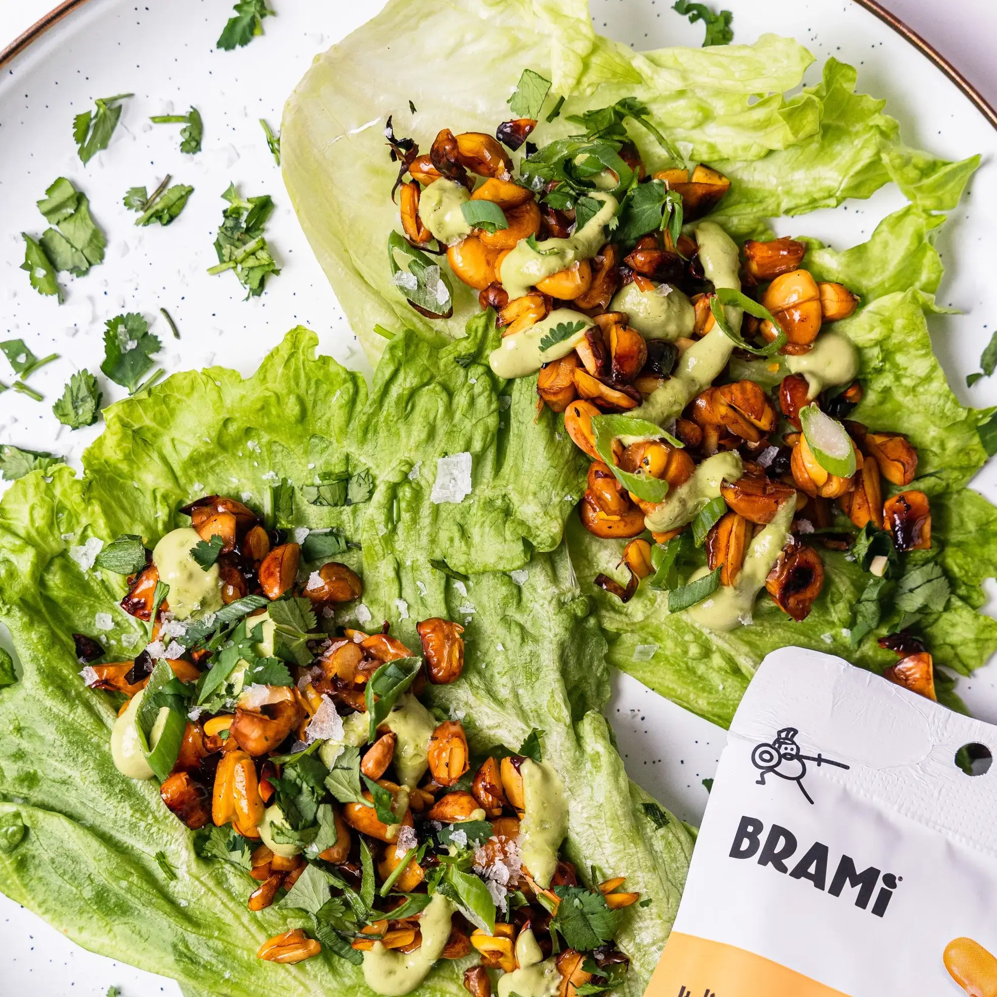 CRUNCHY LETTUCE WRAPS BRAMI Snacks