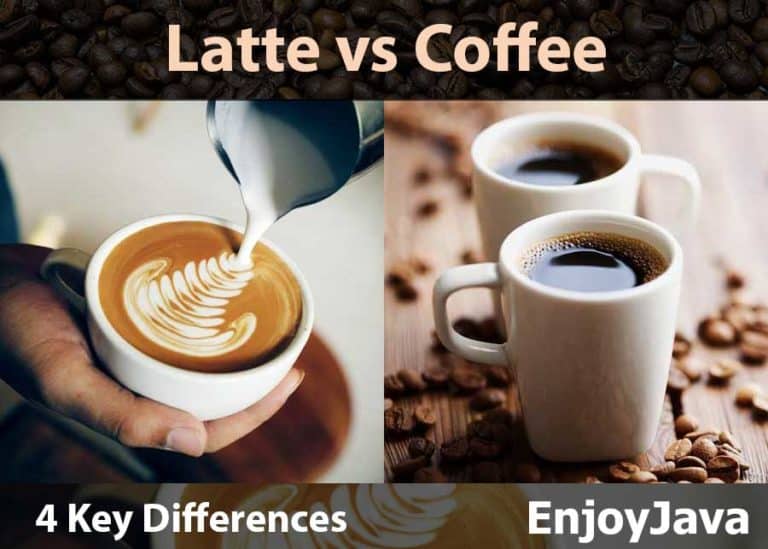 Latte vs Coffee 4 Key Differences (Brew Method, Taste, Caffeine, Versatility) EnjoyJava