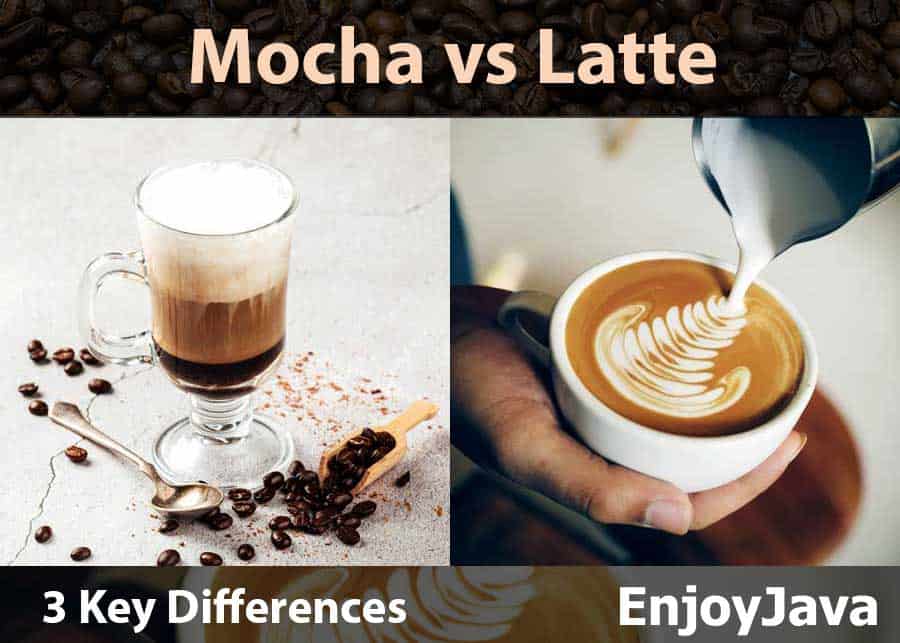 Mocha vs Latte 3 Key Differences (Ingredients, Caffeine, Toppings) EnjoyJava