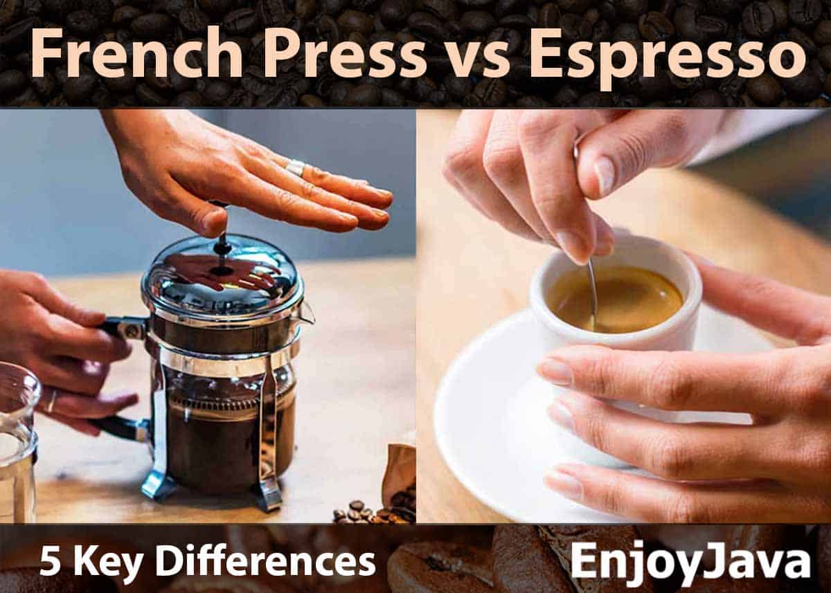 French Press vs Espresso 5 Key Differences (Flavor, Brewing, Gear