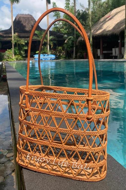 Mina Rattan Handbag Enjoy Life Bali Mina Rattan Handbag Rattan Bag