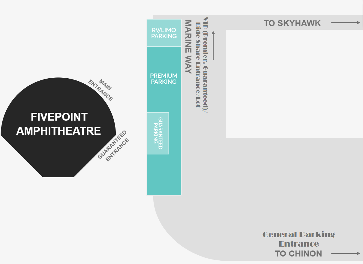 Five Point Amphitheater Parking Map Kari Annabela