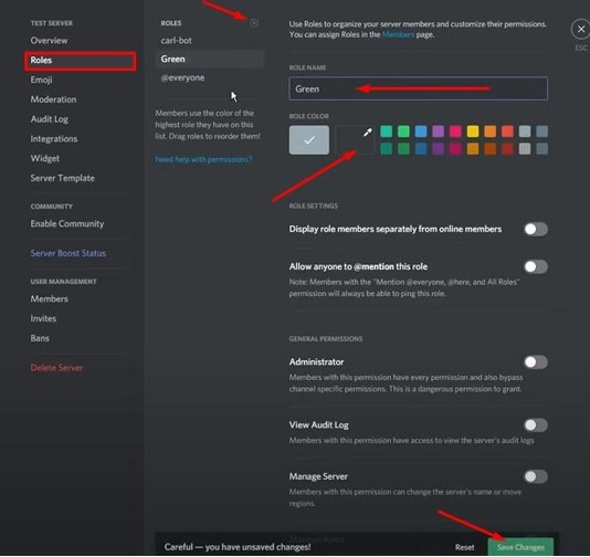 How to Add Color Roles in Discord with Carl Bot Enjoytechlife