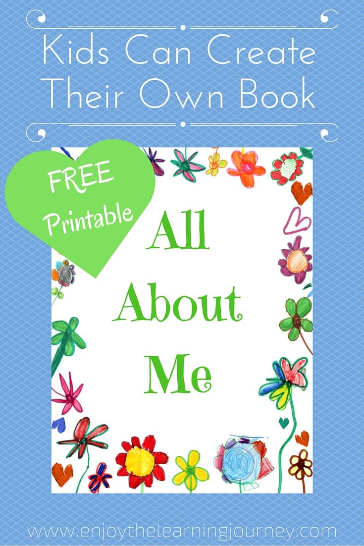 All About Me Book with FREE Printable Enjoy the Learning