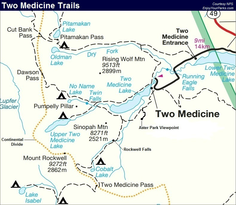 Two Medicine Area Enjoy Your Parks
