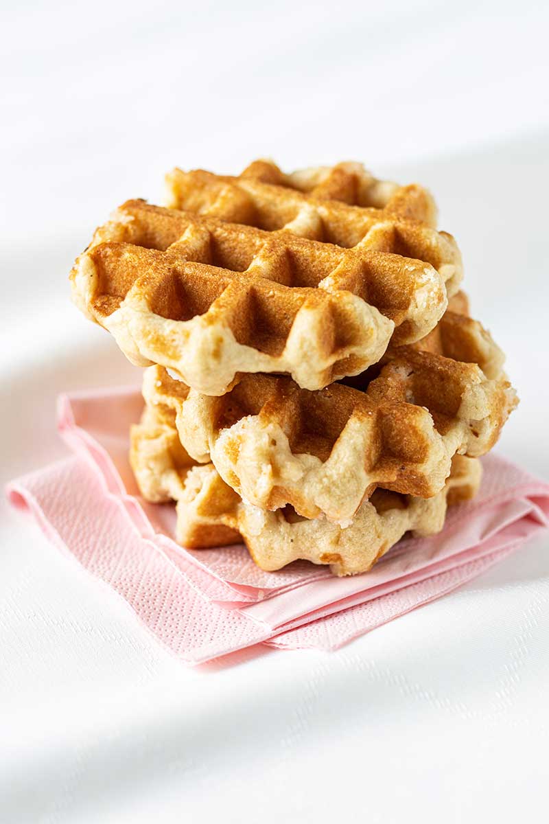 Receta básica para waffles