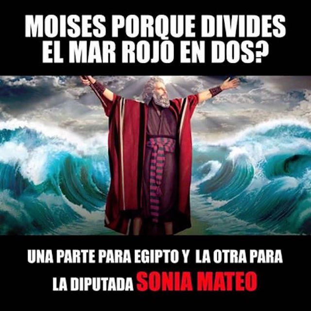 A LA SENADORA SONIA MATEO…LE SALIO SU CENA! Aunque la verdad de los