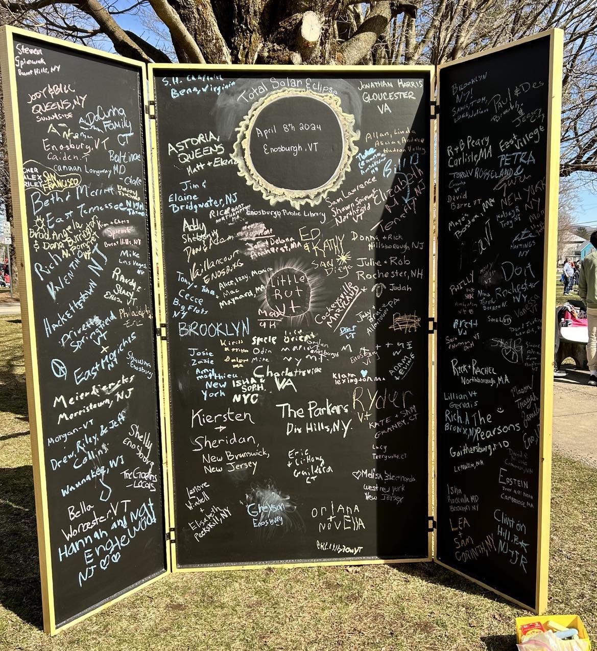 After the Solar Eclipse Enosburgh Public Library