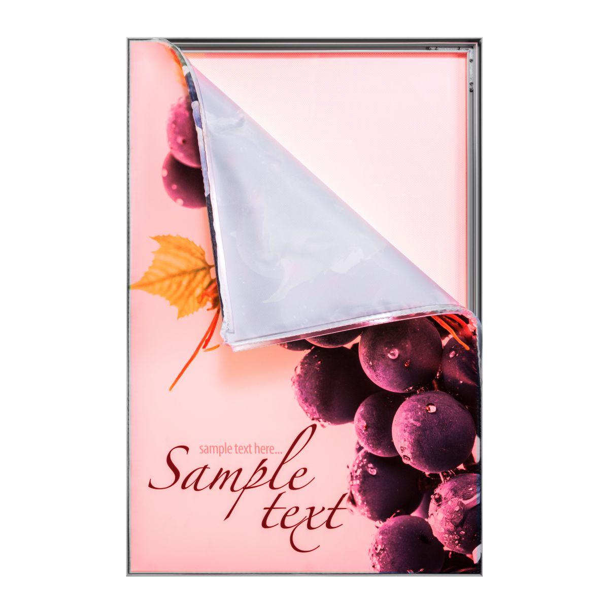 Frameless Fabric Acrylic Light Guide Enrich Display