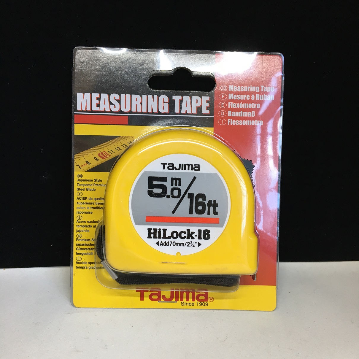 Tajima tape measure hilock plastic 5meters M. Enriquez Art Supply