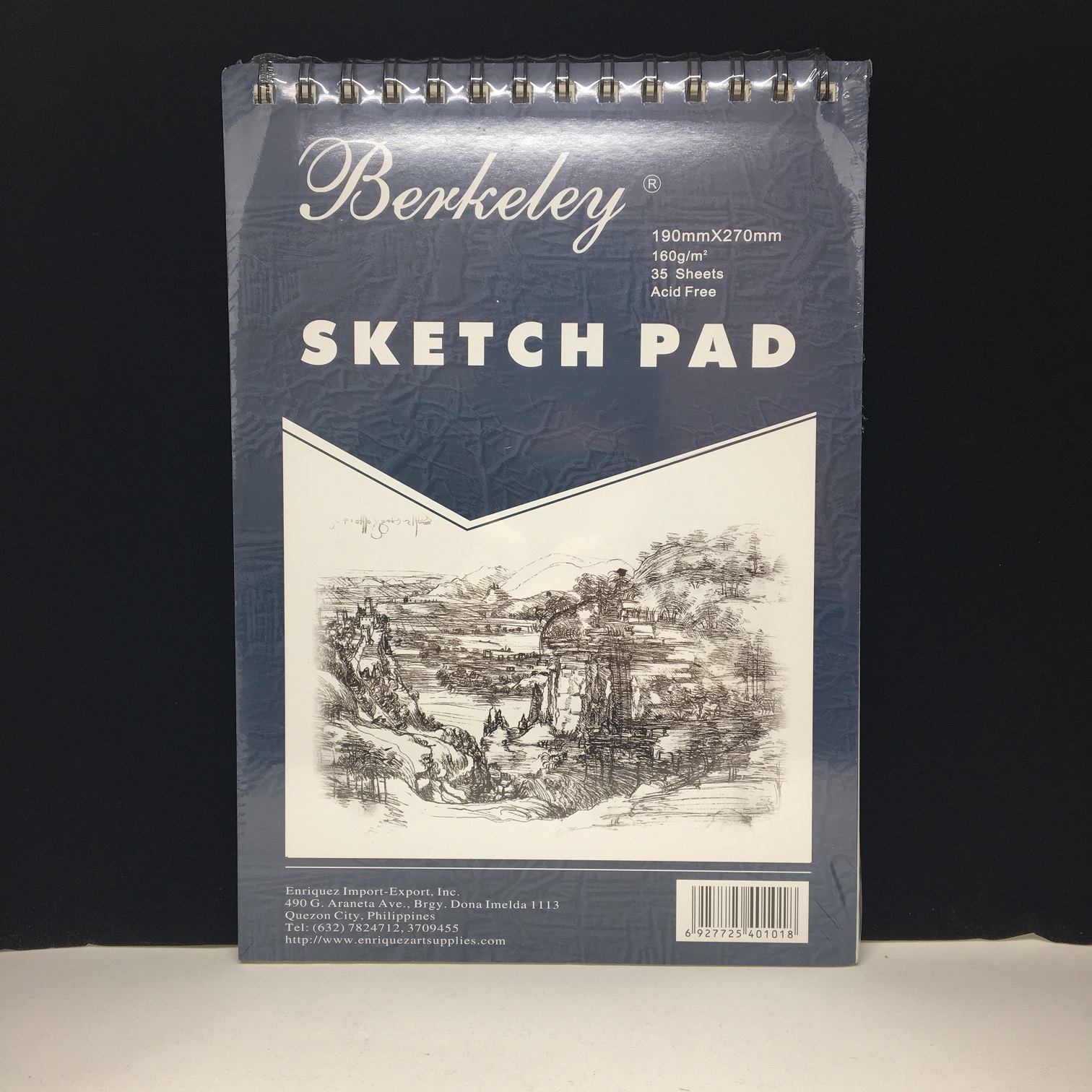 Berkeley sketch pad 160gsm 8″x11″ 35 sheets M. Enriquez Art Supply