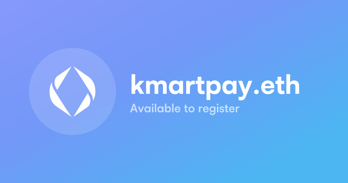 kmartpay.eth on ENS