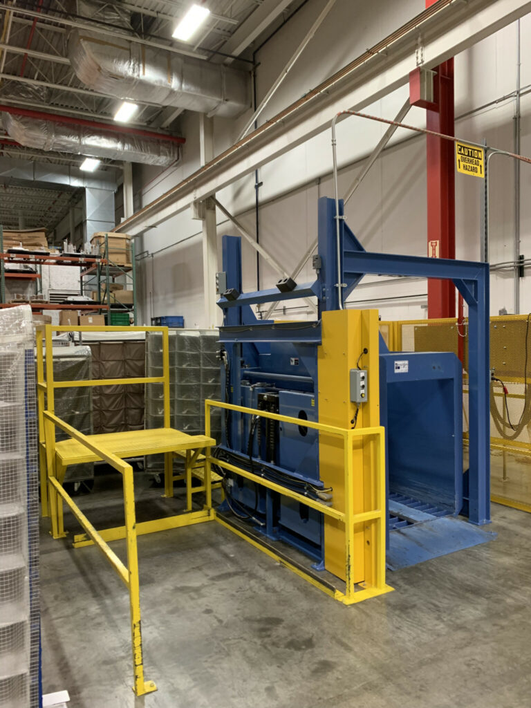 Gaylord Box Dumper Ensign Side Load Reliant Container Dumper