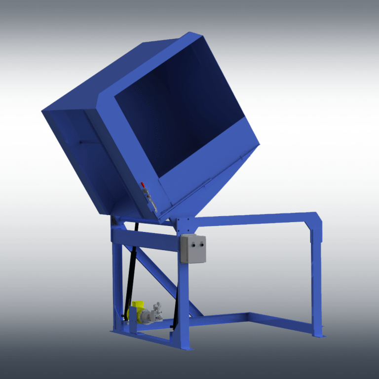 Gaylord Box Dumper Ensign Side Load Reliant Container Dumper