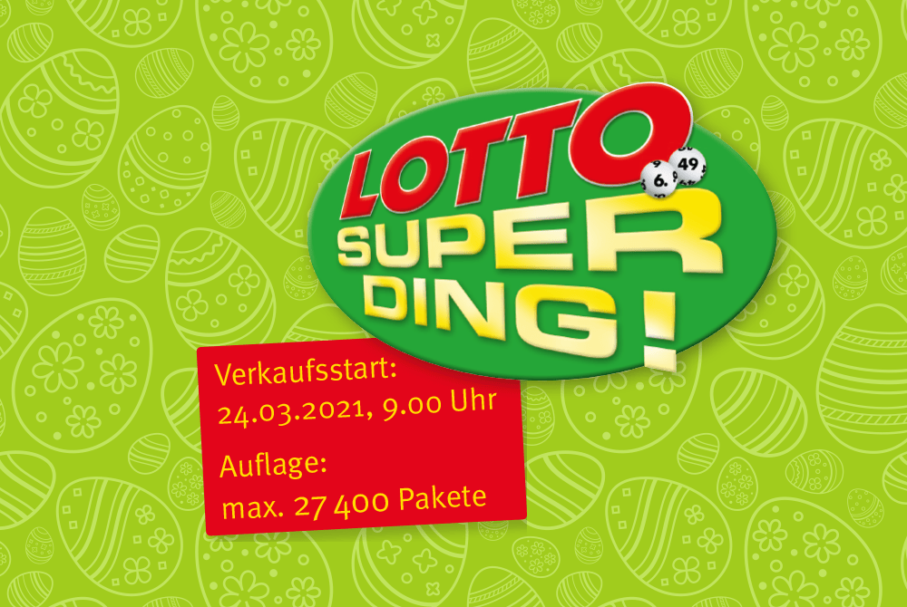 Wieder da Das LOTTOSUPERDING zu Ostern entdeckeSACHSENLOTTO.de Das Magazin