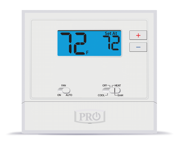 Pro1 Heat Pump/Conventional Thermostat 600 Series Entek Systems