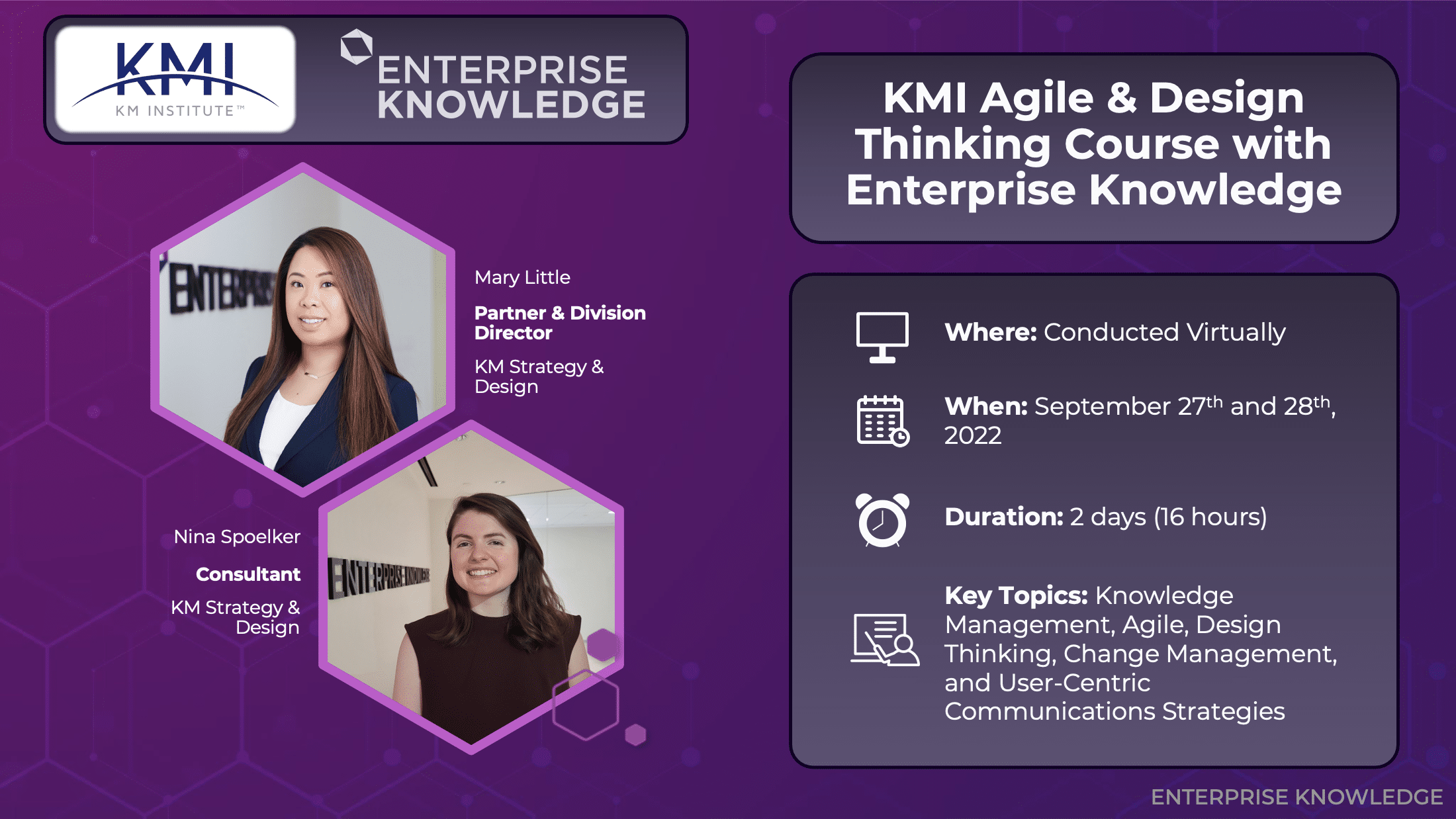 EK Teaching Agile & Design Thinking Certification for KMI